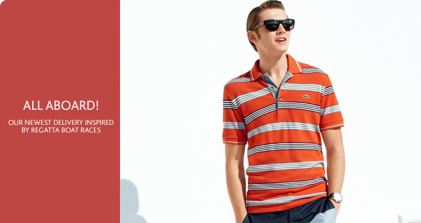 Lacoste Men's Regate Theme inspired by Regatta Boat Races