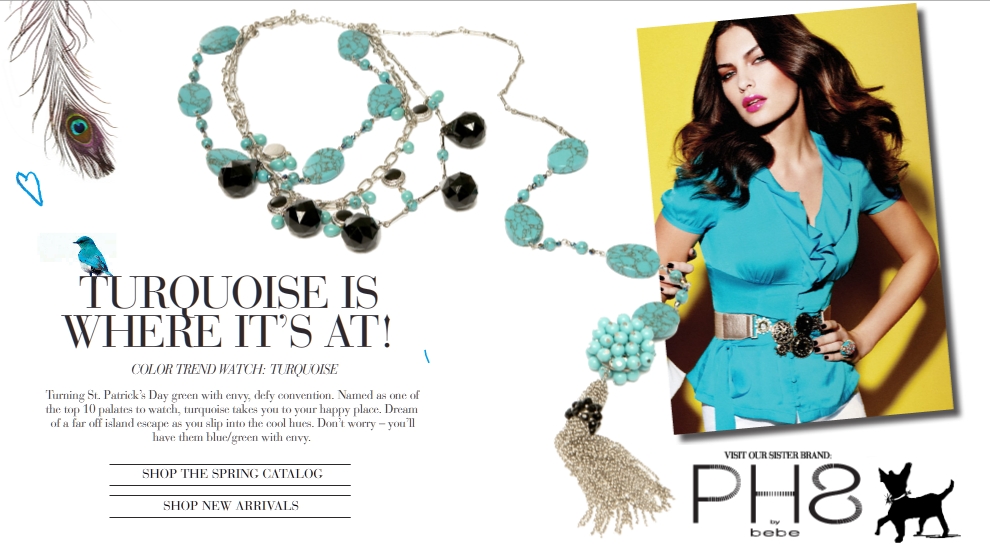Turquoise is where it's at?