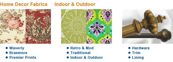Home Decor Fabrics Indoor & Outdoor