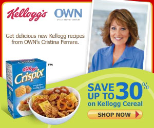 Save up to 30% on Kellogg Cereal