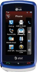 LG Xenon GR500 Phone, Blue (AT&T)