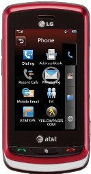 LG Xenon GR500 Phone, Red (AT&T)