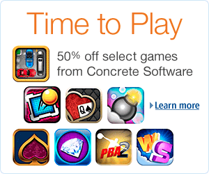 50% Off Select Games from Concrete Software