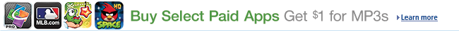 Buy Select Paid Apps: Get $1 for MP3s