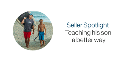 Seller Spotlight. Teaching his son a better way.