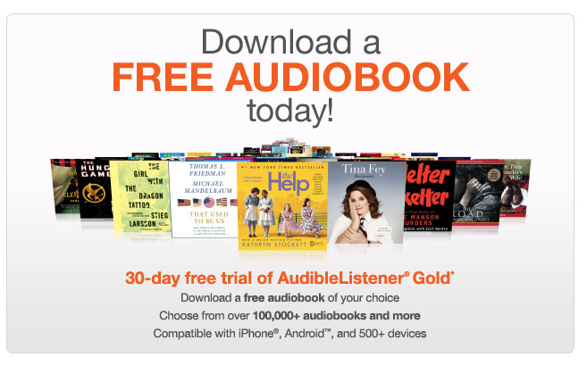 Download an audiobook to your iPod or mp3 player. Listen to digital audiobooks from audible.com.