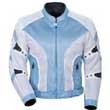 TOURMASTER/CORTECH LRX AIR WOMENS MOTORCYCLE JACKET LIGHT BLUE
