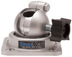 An isolated view of the PanaVise 400 heavy duty base