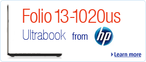 New HP Folio Ultrabook
