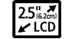 2.5 inch LCD
