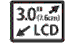 3 inch LCD