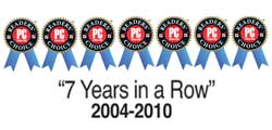 PC Magazine Readers' Choice Award 2010