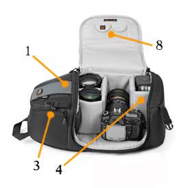 Lowepro SlingShot 202-side at Amazon.com