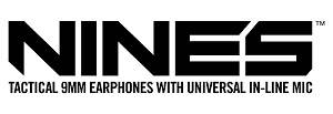 MUNITIO NINES Tactical Earphones with Universal 1-button In-Line Mic