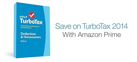Save on TurboTax 2014 with Amazon Prime