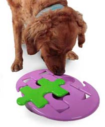 Dog with Jigsaw Glider puzzle