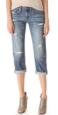 AG Adriano Goldschmied Ex Boyfriend Crop Jeans