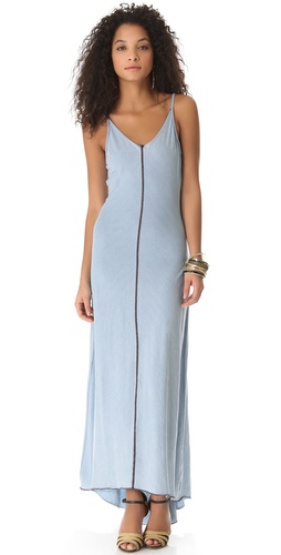 Shop AG Adriano Goldschmied V Neck Racer Maxi Dress and AG Adriano Goldschmied online - Apparel, Womens, Dresses, Day,  online Store