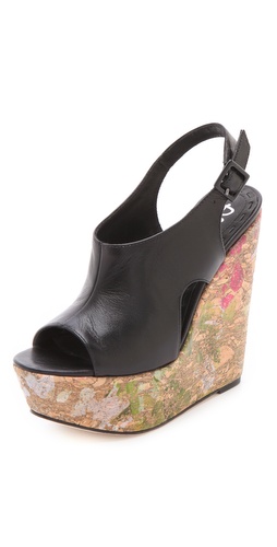 alice + olivia Sonia Splatter Paint Wedges at Shopbop.com