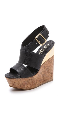 alice + olivia Steffie Wedge Sandals