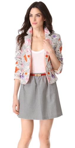 alice + olivia Vanda Embellished Blazer