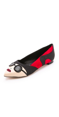 alice + olivia Stacey Face Flats