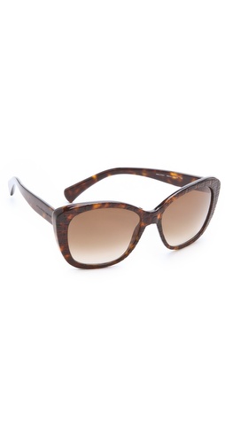 Alexander McQueen Textured Sunglasses