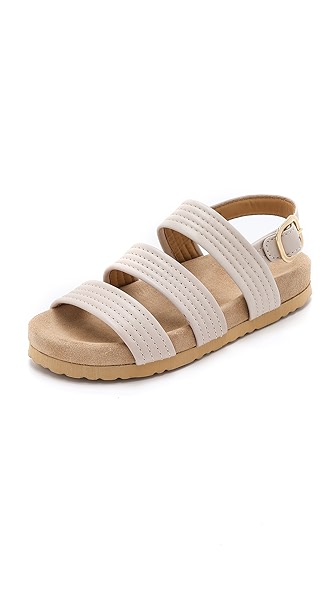 Shop A.P.C. online and buy A.P.C. Holly Sandals Ecru shoes online