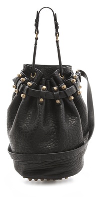 Alexander Wang Diego Bucket Bag with Antiqued Gold Hardware