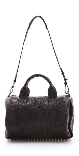 Shop Alexander Wang Rocco Duffel with Silver Hardware and Alexander Wang online - Accessories,Womens,Handbags,Duffle, online Store