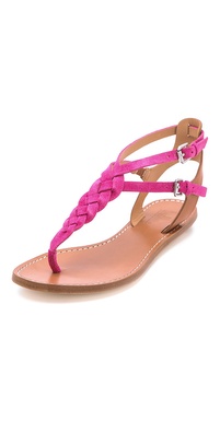 Belle by Sigerson Morrison Rank Braided Flat Sandals