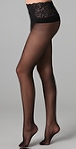 Commando Sheer Tights with Lace Waistband