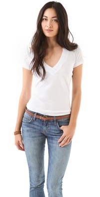 Daftbird Deep V Neck Tee