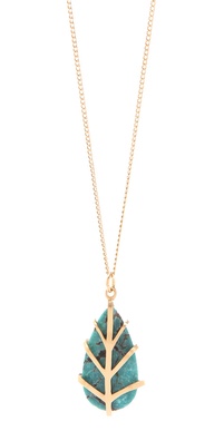 Dean Davidson Small Leaf Pendant Necklace