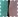 Turquoise/Lavender