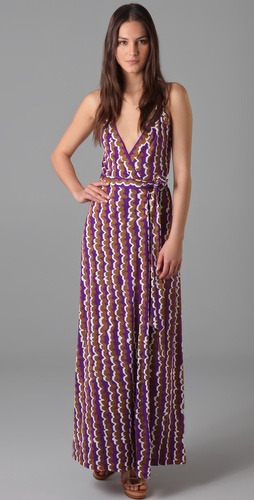 Diane von Furstenberg Samson Maxi Wrap Dress at Shopbop.com image