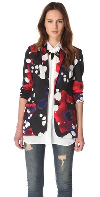 Diane von Furstenberg Vint Stretch Blazer