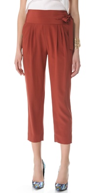 Diane von Furstenberg Keaka Side Tie Pants
