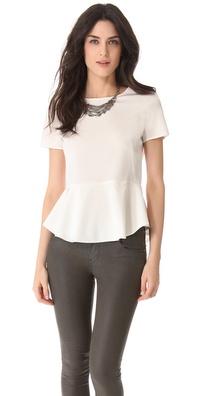 DKNY Peplum Blouse