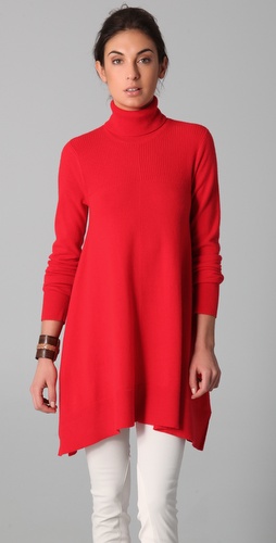 Donna Karan Casual Luxe Long Trapeze Sweater