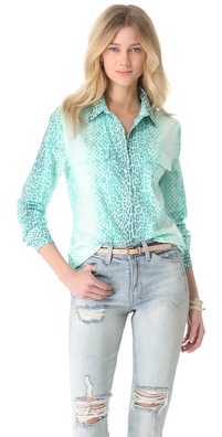 Equipment Slim Signature Blouse
