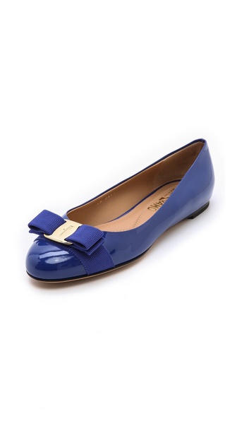 Salvatore Ferragamo Varina Patent Flats