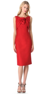 Giambattista Valli Sleeveless Tie Top Dress