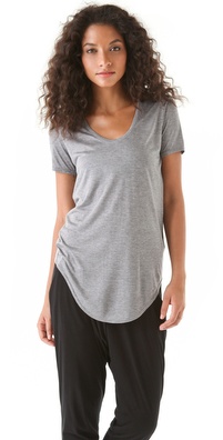 HELMUT Helmut Lang Kinetic Jersey Scoop Neck Tee