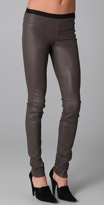 Helmut Lang Stretch Leather Pants | SHOPBOP