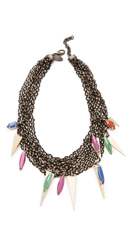 Shop Iosselliani Multi Wires Necklace with Fused Stones and Iosselliani online - Accessories,Womens,Jewelry,Necklace, online Store
