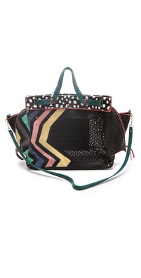 Jerome Dreyfuss Carlos Patchwork Satchel