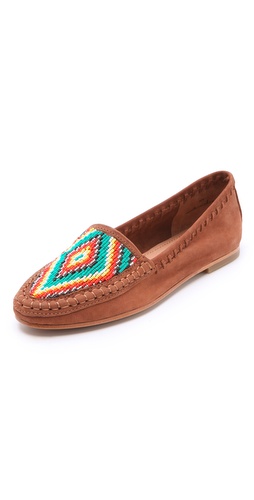 Shop Joie Aliso Beaded Moccasins - Joie online - Footwear,Womens,Footwear,Flats, at Lilychic Australian Clothes Online Store
