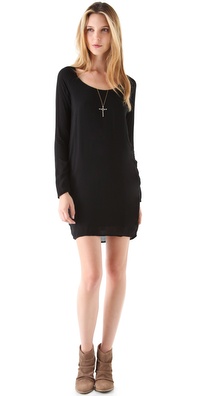 James Perse Soft Raglan Shift Dress