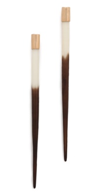Kristen Elspeth African Quill Earrings